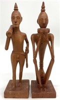 2 African Carved Tribal Figures