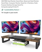 MSRP $40 Dual Monitor Stand Riser