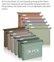 MSRP $40 36Pcs Hanging File Folders