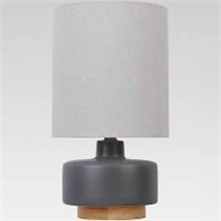 2 Ceramic Table Lamp, Gray