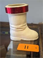 Vintage Plastic Christmas Boot