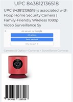 HOME SECURITY CAMERA (OPEN BOX, NEW)