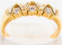 Jewelry 14kt Yellow Gold Cubic Zirconia Ring