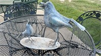 Metal Bird Fountain