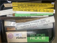 Advertising rulers, Pickett slide ruler.