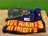 Five Nights at Freddy’s Throw Blanket lot of 2