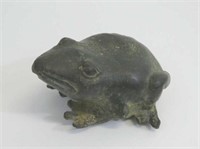 Japanese bronze figure of a frog 8.5cm