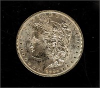 Coin 1884-O Morgan Silver Dollar Brilliant Unc.