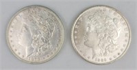 1878 & 1889 90% Silver Morgan Dollars.
