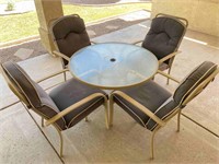 5pc Patio Dining Table And Chairs
