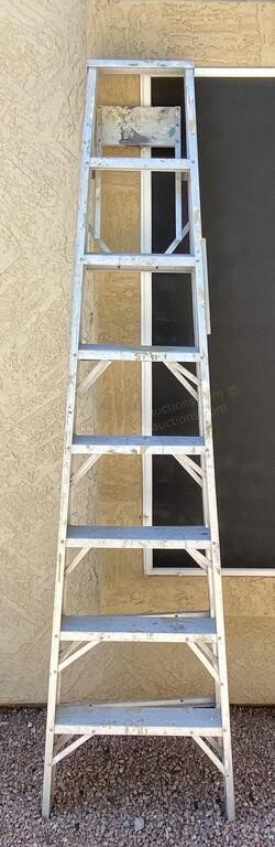 8' Folding Aluminum Step Ladder