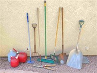 Hand, Yard, Gardening Tools, Gas Cans, Broom