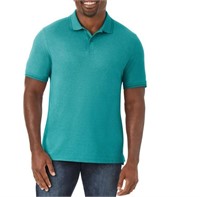 New Men’s Large Stretch Polo, Teal
