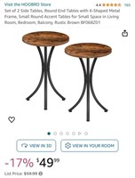 Side Tables (Open Box, New)
