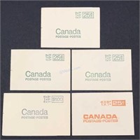 5 Stamp Booklets