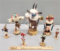 Native American Kachina Doll Lot Collection