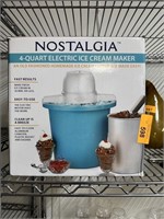 NOSTALGIA 4QT ELECTRIC ICE CREAM MAKER