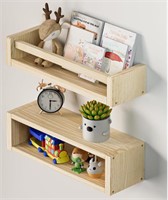 QimCoor Nursery Shelves with Lip