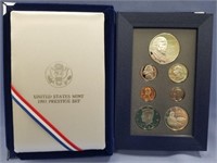 1993 S US Mint Prestige set in original case, box