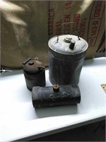 Kerosene cans and stove can