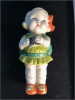 Antique Bisque Frozen Charlotte Doll 7 in