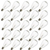 Romasaty 25-Pack ST35 Light Bulbs Replacement Edis