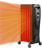 ZAFRO Oil Filled Radiator Heater  13.1 Inches