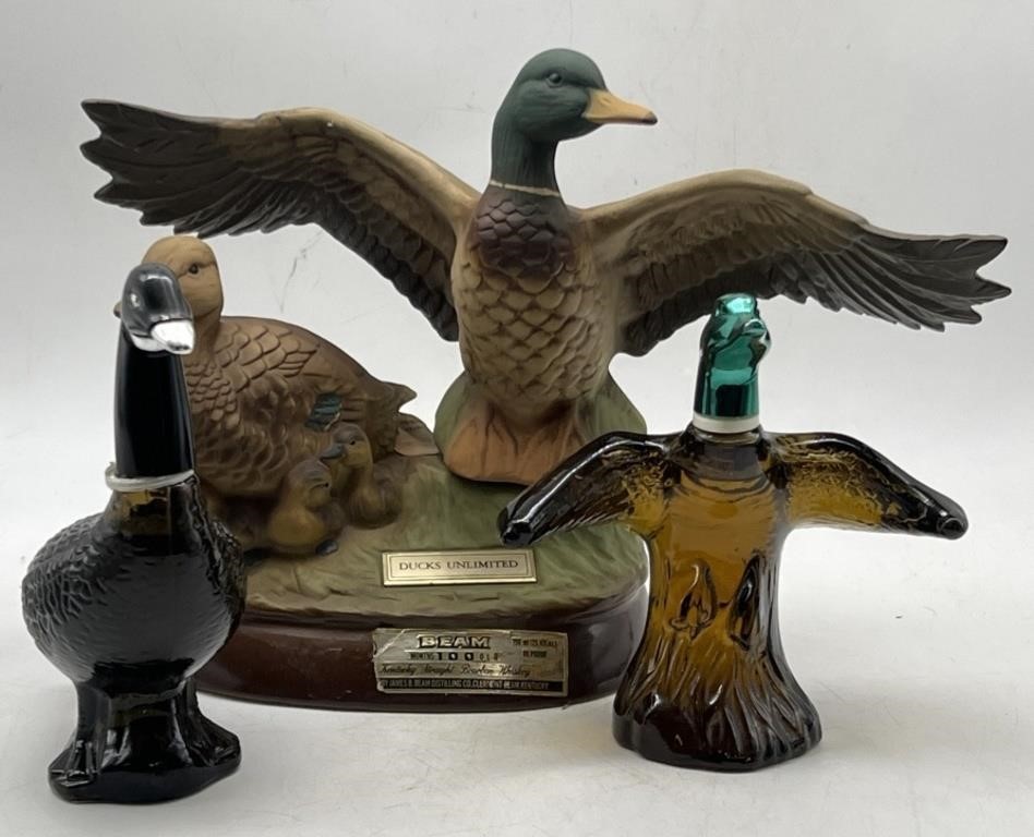 (PQ) Ducks Unlimited Beam Bottle and Avon Perfume