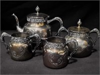 St Louis Silver Company Tea Set - Nice