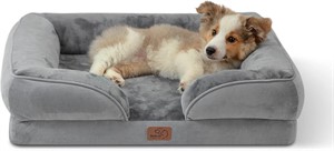 New $70 Medium Dog Bed Grey