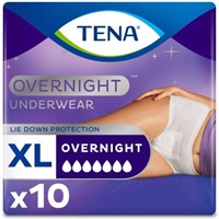 Tena Incontinence Underwear 10pk, XL, Unisex, for