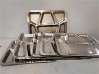 Stainless Mess Trays WWII US Military