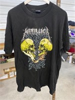 Metallica concert shirt size xl