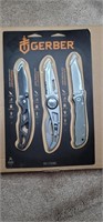 GERBER 3 PACK FOLDING KNIFE SET