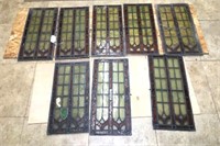 Stained Glass Panels Lot of 8