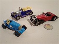 Three Diecasts Incl. MG Race Car