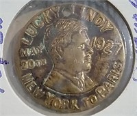 Rare Lucky Lindy Token May 20th 1927 Flight Of