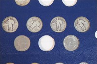 1934-1978 & Liberty Quarters Coin Book- 80% Full