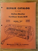 Minneapolis Moline  PF grain drill repair catalog