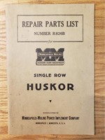 Minneapolis-moline single row Huskor repair p