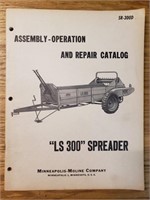 Minneapolis Moline ls300 spreader repair catalog