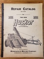 Minneapolis-moline 2-row Huskor repair catalog