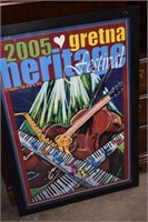 Signed Katrina Edtn Poster 2005 Gretna Heritage