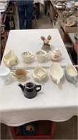 Eagle decor, Gravy boats,