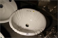 Fancy Drop-In Porcelain Sink