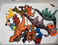 Vintage Dinosaurs & Miniature Toys Box Lot