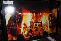 Kiss Band Framed Concert Live Photograph Print