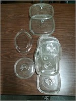 Mixed Lot of Various Glass Lid Tops