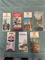 Vintage Service Station Road Maps #1