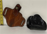 Gun Holsters - Brown & Black - Group of 2